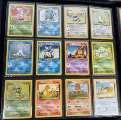 100% Complete Base Set Unlimitted Pokemon Cards 102/102 LP to NM - Image 4