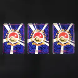 Blastoise Squirtle Wartortle 3 Set Old Back MP Japanese Pokemon Card - Image 5