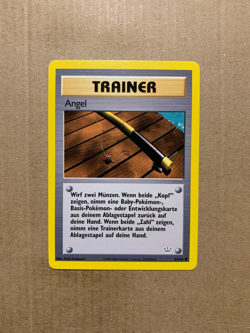 GERMAN Old Rod 64/64 Neo Revelation - Common Pokemon Card - NM - Image 1