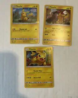 Pokemon Sun & Moon Black Star Promos Pikachu Holo SM183/SM234/ SM76 Card LOT NM+ - Image 1
