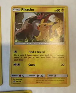 Pokemon Sun & Moon Black Star Promos Pikachu Holo SM183/SM234/ SM76 Card LOT NM+ - Image 3