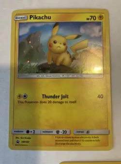 Pokemon Sun & Moon Black Star Promos Pikachu Holo SM183/SM234/ SM76 Card LOT NM+ - Image 4