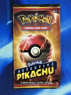 Pokemon TCG Detective Pikachu 2 Card Booster Pack Sealed Lot X6 Sun & Moon Promo - Image 2