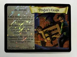 Harry Potter TCG Dragon's Escape #4/116 Rare Foil Card Base Set Holo Unplayed - Image 1