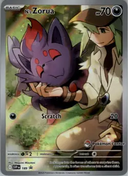 N's Zorua - (Pokemon Center Exclusive) 189 Promo SV: Scarlet & Violet Promo Card - Image 1