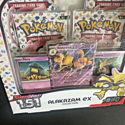 Pokemon Scarlet & Violet 151 Alakazam EX Collection Booster Box Sealed TCG Cards - Image 3
