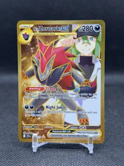 N's Zoroark ex 189/159 Sv09: Journey Together Hyper Rare Card Pokemon TCG - Image 1