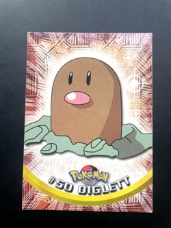 Diglett #50 Topps Series 1 Blue Back Card Non Holo NM - Image 1