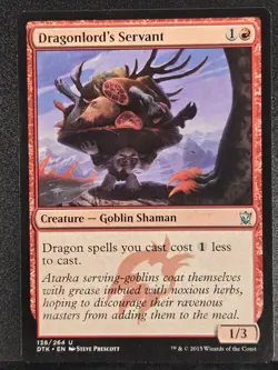 Dragonlord's Servant Dragons of Tarkir Regular - Image 1