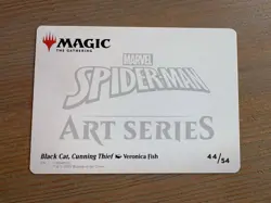 Black Cat, Cunning Thief - 44/54 - MTG: Marvel’s Spider-Man: Art Series - Image 2