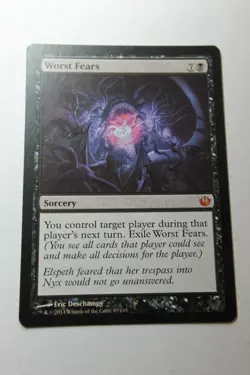MTG Worst Fears x1- -Journey into Nyx-Lightly Played - Image 1