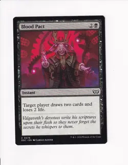MAGIC THE GATHERING MTG COMMANDER: DUSKMOURN BLOOD PACT - Image 1