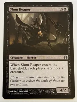 MTG Return to Ravnica Slum Reaper 77/274 NM - Image 1