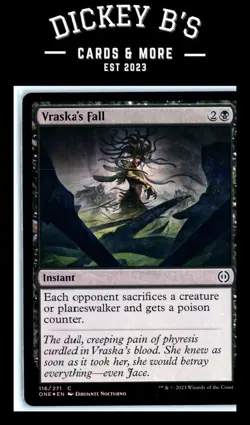 Magic: The Gathering Phyrexia: All Will Be One #116 Vraska's Fall Foil - Image 1