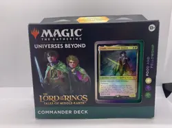 NEW Magic the Gathering Lord of the Rings Food and Fellowship Commander Deck - Image 1