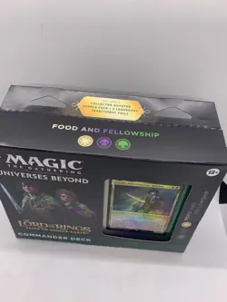 NEW Magic the Gathering Lord of the Rings Food and Fellowship Commander Deck - Image 2