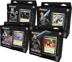 Magic: The Gathering | Final Fantasy Commander Deck Bundle | Preorder - Image 1