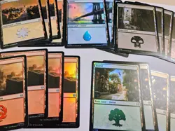 Magic: The Gathering Spider-Man 39 Card Land Lot Foil & Non-foil - Image 1