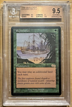 MTG ~ Magic The Gathering ~ Exploration ~ BGS 9.5 GEM MINT ~ Urza’s Saga ~ - Image 1