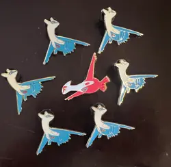 Latios And Latias Pokemon Collectors Pin Lot If 7 - Small Pins - See Photos - Image 2
