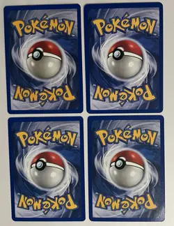 2000 Pokemon 1st Edition 4 Card Lot Dark Flaaffy Dark Raticate Bayleef Chikorita - Image 2