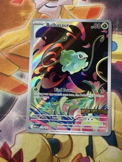 Pokemon 2025 Bulbasaur - (Mega Evolution Stamped) 133/132 Holo NM - Image 1