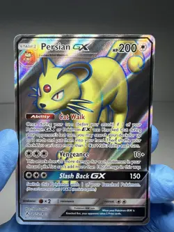Persian GX 207/214 Full Art Holo Rare SM: Unbroken Bonds NM Pokemon TCG - Image 2