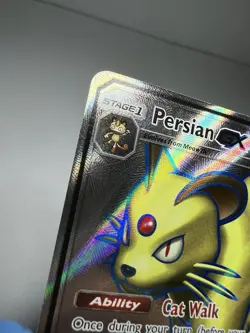 Persian GX 207/214 Full Art Holo Rare SM: Unbroken Bonds NM Pokemon TCG - Image 3
