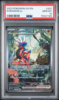 2023 Pokemon Scarlet & Violet Koraidon ex #247/198 PSA 10 - Image 1