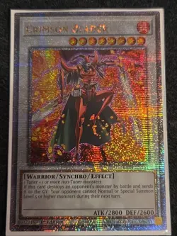 Crimson Blader Yugioh RA04-EN161 Quarter Century Secret Rare QCR NM - Image 1