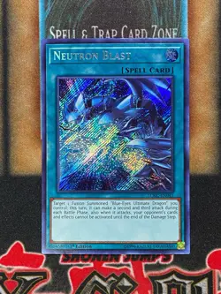 Yugioh Neutron Blast LCKC-EN041 Secret Rare 1st Ed NM - Image 1