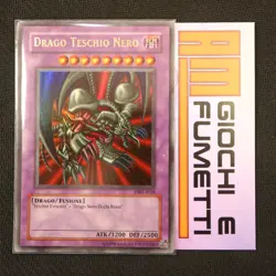 DRAGO TESCHIO NERO in italiano YUGIOH rara ULTRA yu-gi-oh! DA COLLEZIONE - Image 1