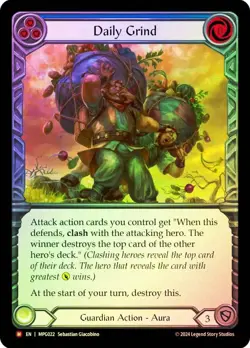 FAB RAINBOW FOIL Daily Grind - Mastery Pack Guardian Card # 022 - Image 1