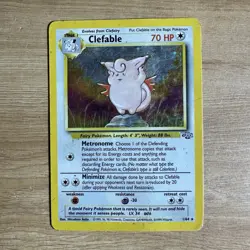Clefable 1/64 Pokemon Jungle Holo Rare WOTC Vintage Card English HP Unlimited - Image 1
