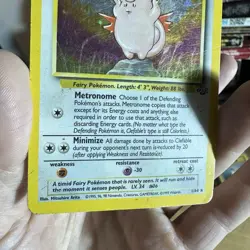 Clefable 1/64 Pokemon Jungle Holo Rare WOTC Vintage Card English HP Unlimited - Image 5