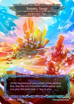 FAB COLD FOIL Seismic Surge (Marvel) (Crystals) - Mastery Pack Guardian Card # - Image 1