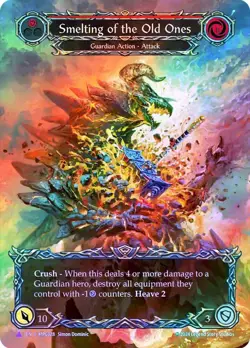 FAB COLD FOIL Smelting of the Old Ones (Marvel) - Mastery Pack Guardian Card # - Image 1