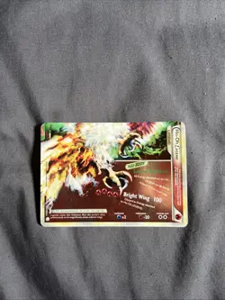 Pokemon TCG Ho-Oh Legendary Card HeartGold SoulSilver 112/123 Holo Rare - Bottom - Image 1