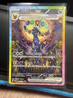 Pokemon Prismatic Evolutions Umbreon EX Illustration Card 161/131 Special Rare - Image 2
