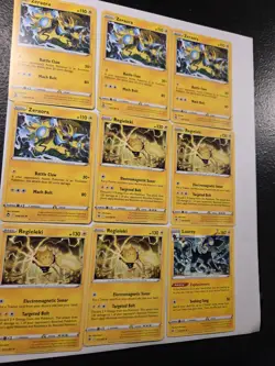 Pokemon TCG trading card Lot of electric type Pokemon rares Zeraora Regieleki - Image 2
