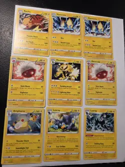 Pokemon TCG trading card Lot of electric type Pokemon rares Zeraora Regieleki - Image 3