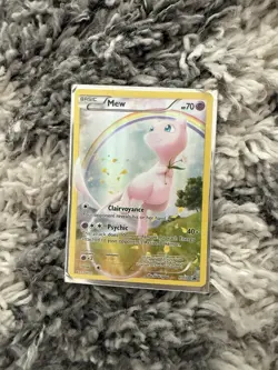 Mew Holo Rare Pokemon Card - Basic Psychic Type - Image 1