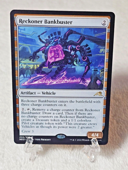 MTG Reckoner Bankbuster - Kamigawa: Neon Dynasty #255 Magic Card Rare NM - Image 1