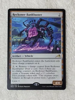 MTG Reckoner Bankbuster - Kamigawa: Neon Dynasty #255 Magic Card Rare NM - Image 2