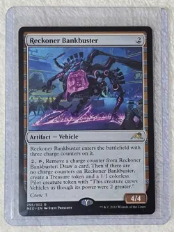 MTG Reckoner Bankbuster - Kamigawa: Neon Dynasty #255 Magic Card Rare NM - Image 4