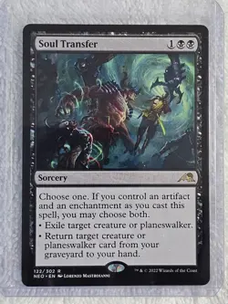MTG Soul Transfer #122 Kamigawa: Neon Dynasty Magic Gathering Card Rare NM - Image 5