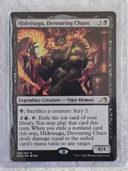 MTG Hidetsugu, Devouring Chaos #99 Kamigawa Neon Dynasty Magic Card Rare NM - Image 4