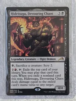 MTG Hidetsugu, Devouring Chaos #99 Kamigawa Neon Dynasty Magic Card Rare NM - Image 5