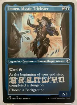 MTG Singed Imoen Mystic Trickster Artist Alex Branwyn - Image 1