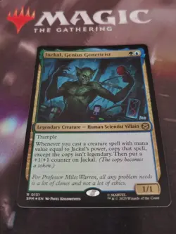 Mtg. Jackal, Genius Geneticist. Foil. Marvel's Spider-Man. Nm - Image 1